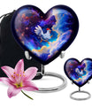 heart-shaped chicken urn