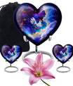 heart-shaped chicken urn