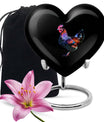 Heart-shaped 10-inch memorial medium chicken urn