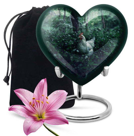  Chicken Heart Urn, memorial urn