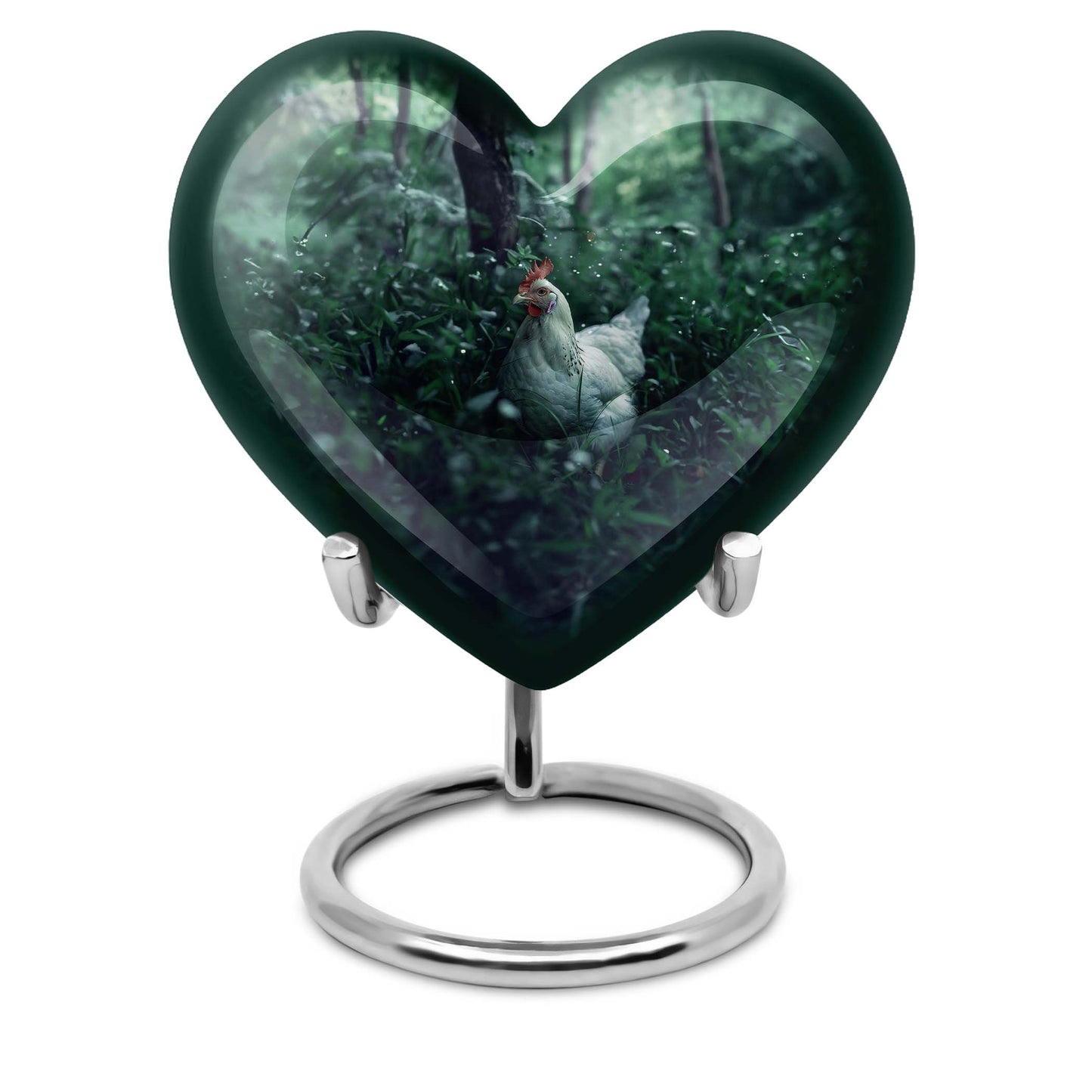  Chicken Heart Urn, memorial urn