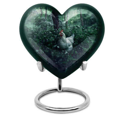  Chicken Heart Urn, memorial urn