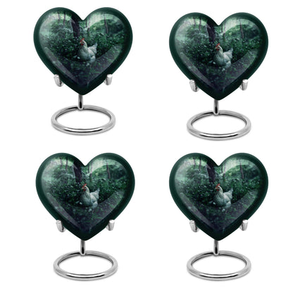  Chicken Heart Urn, memorial urn