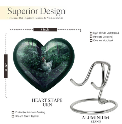  Chicken Heart Urn, memorial urn