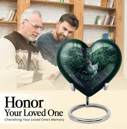  Chicken Heart Urn, memorial urn