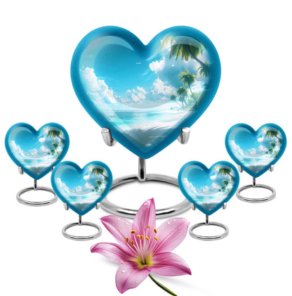 heart-shaped Beach Urn