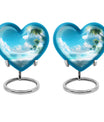 heart-shaped Beach Urn