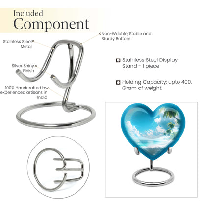 heart-shaped Beach Urn