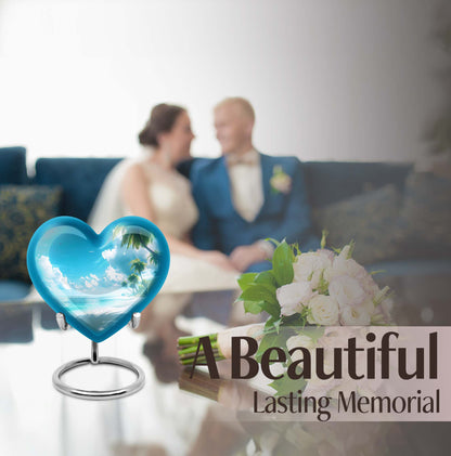 heart-shaped Beach Urn