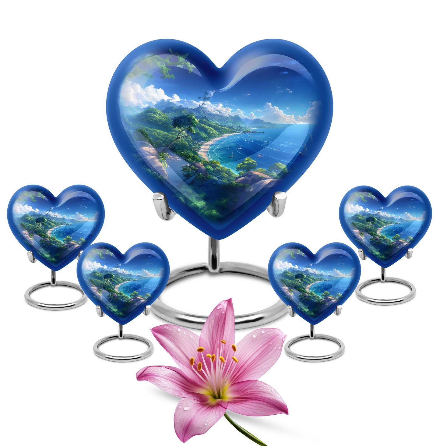 Heart Designed Beach Urn