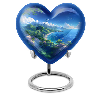 Heart Designed Beach Urn