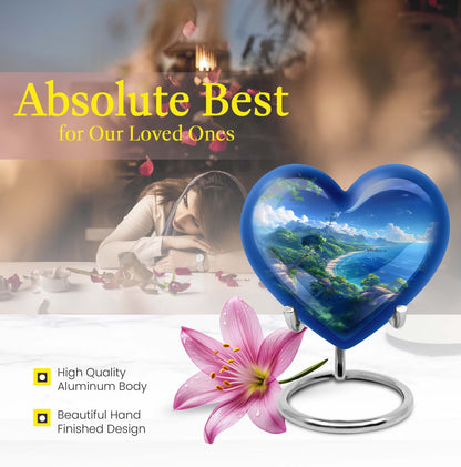 Heart Designed Beach Urn