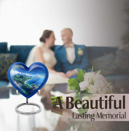 Heart Designed Beach Urn