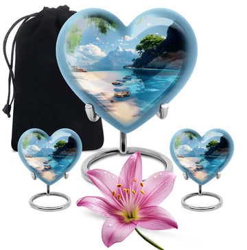 Large Urn with 2 Mini Urn