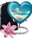 Beach Heart Urn