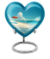 Beach Heart Urn