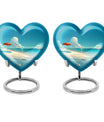 Beach Heart Urn