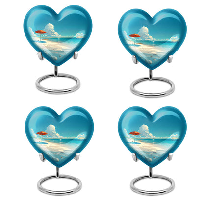 Beach Heart Urn