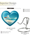 Beach Heart Urn