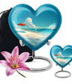 Beach Heart Urn