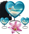 Beach Heart Urn