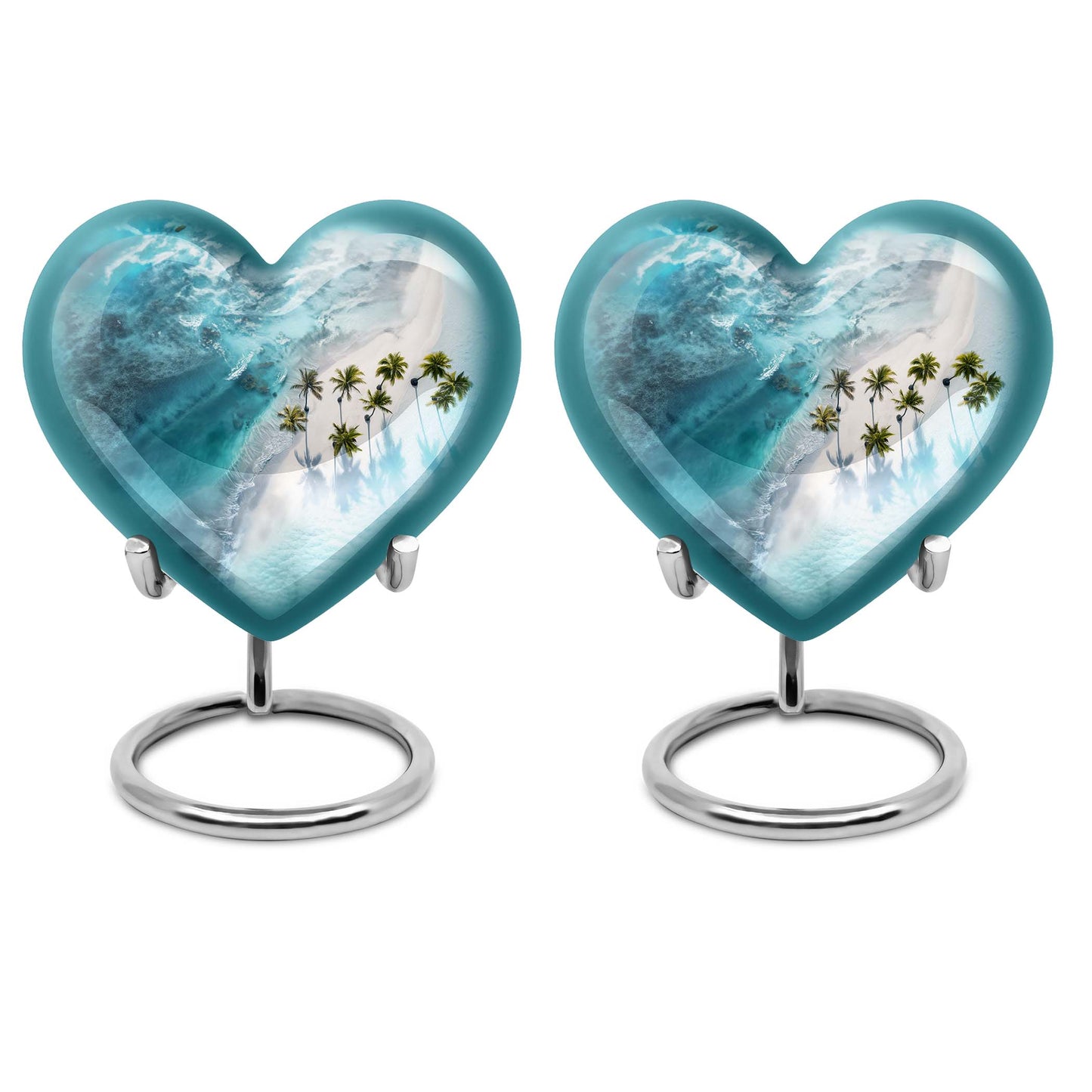 Beach Theme 3 Inch Keepsake Pack of 2
