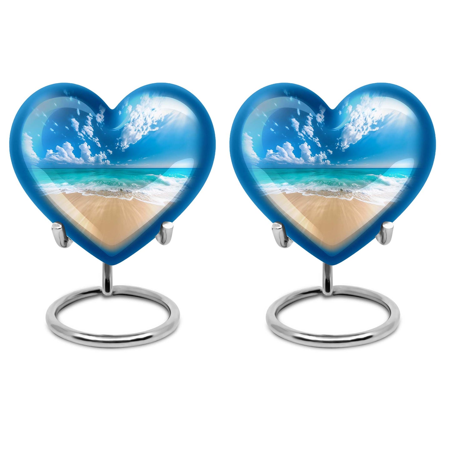 Heart Design Beach Urn