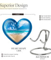 Heart Design Beach Urn