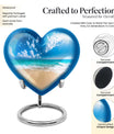 Heart Design Beach Urn