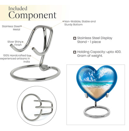 Heart Design Beach Urn