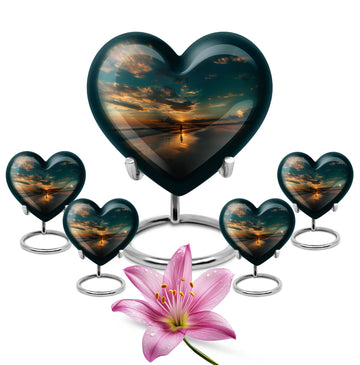 Large Urn with 4 Small Urn