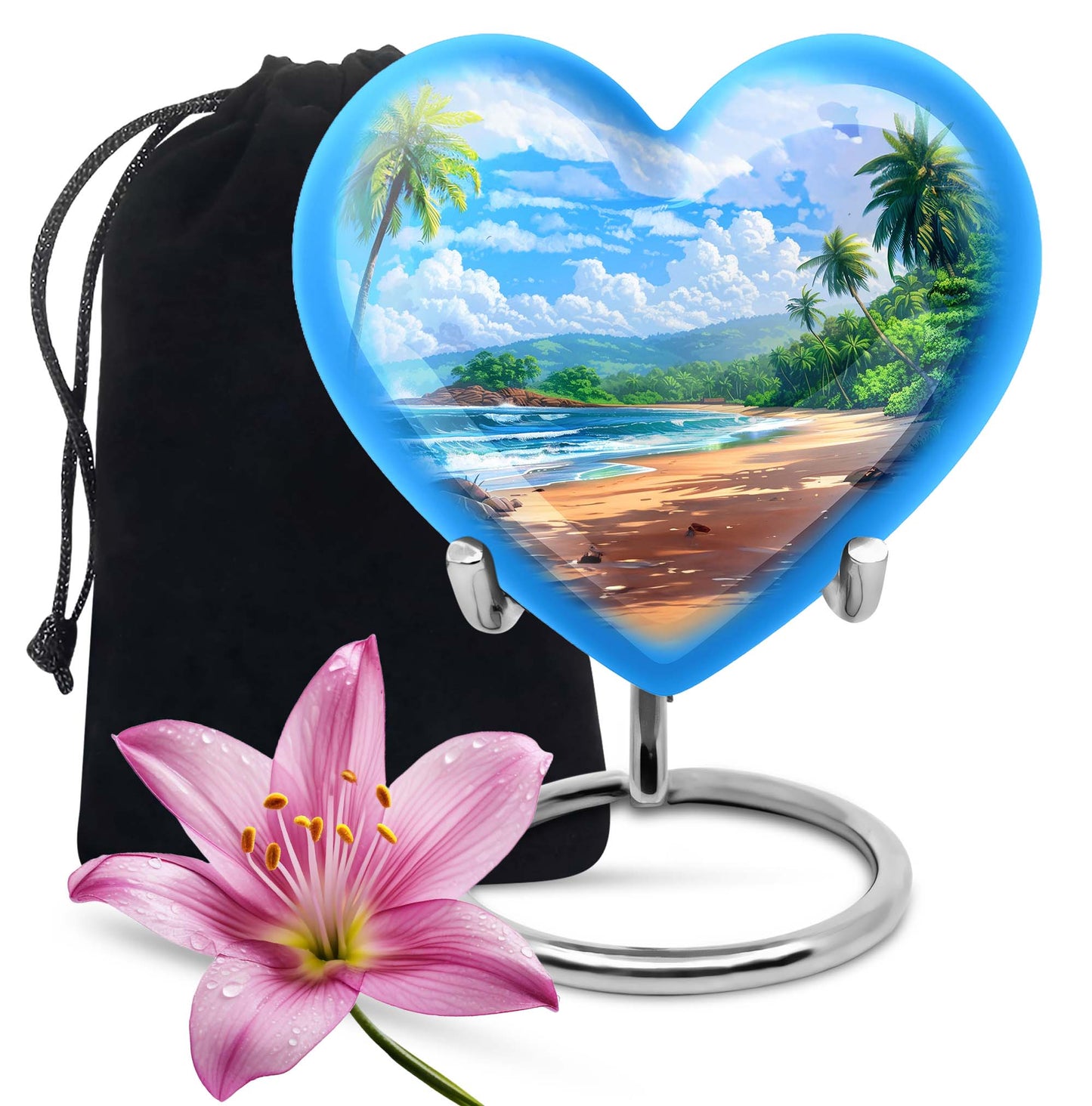 Beach Theme Large Urn 10 Inch