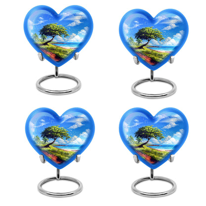 Beach Theme 3 Inch Keepsake Pack of 4