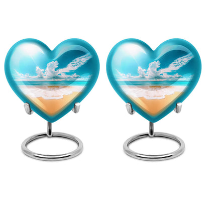 Beach Theme 3 Inch Keepsake Pack of 2