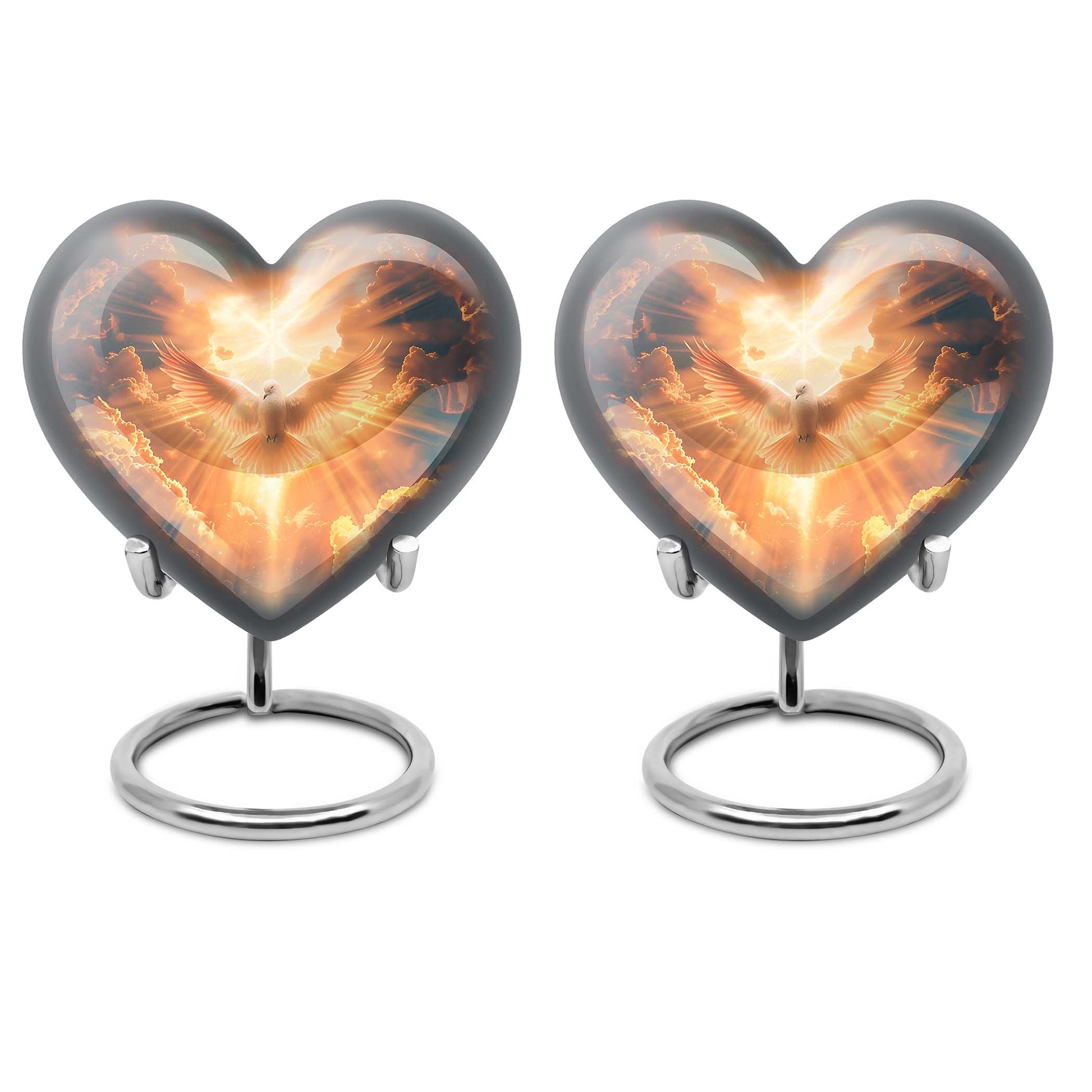 Dove Theme 3 Inch Keepsake Pack of 2