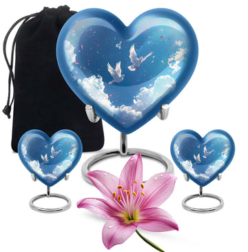 Large Urn with 2 Mini Urn