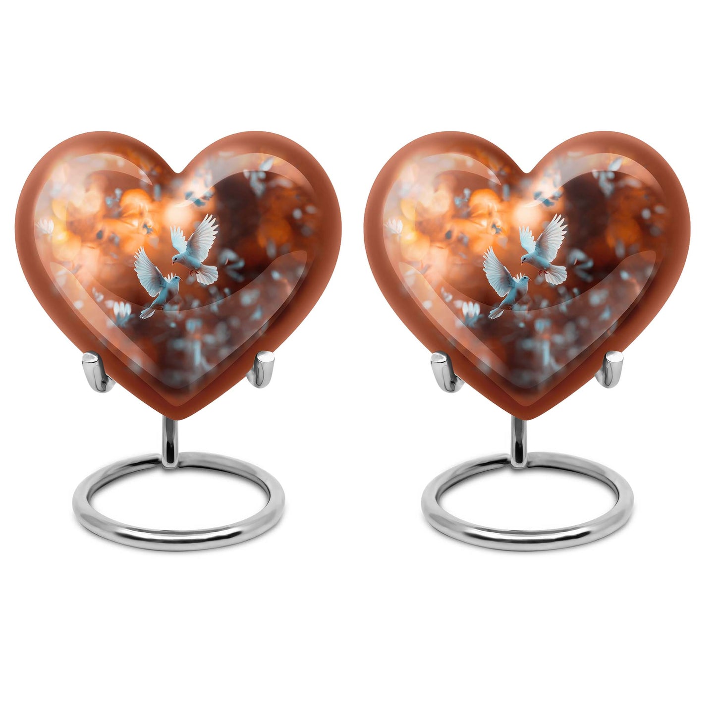 Heart-shaped Dove Cremation