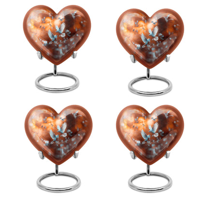 Heart-shaped Dove Cremation