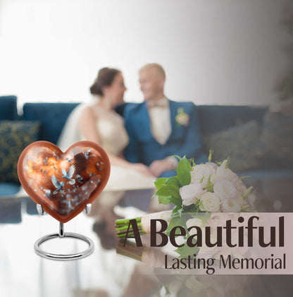 Heart-shaped Dove Cremation