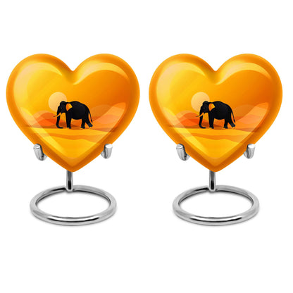 Elephant Theme 3 Inch Keepsake Pack of 2