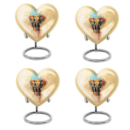 Elephant Theme 3 Inch Keepsake Pack of 4