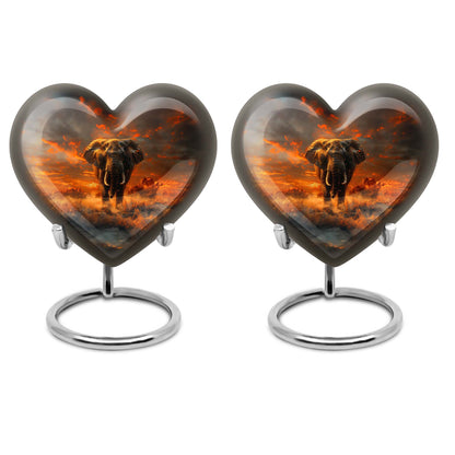 Elephant Theme 3 Inch Keepsake Pack of 2