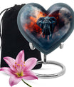Heart Elephant Urn 