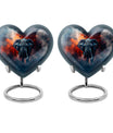 Heart Elephant Urn 