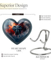 Heart Elephant Urn 