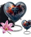 Heart Elephant Urn 