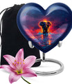 heart elephant Urn