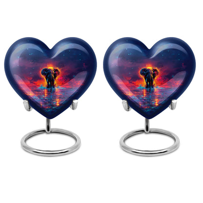 heart elephant Urn