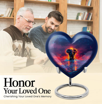 heart elephant Urn