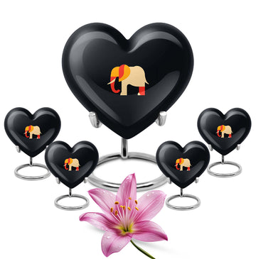 Large Urn with 4 Small Urn